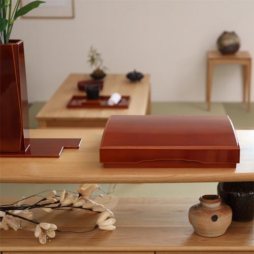 飛騨春慶 元田漆器 色紙文庫 伝統工芸品 木製 小物入れ | MUKU工房