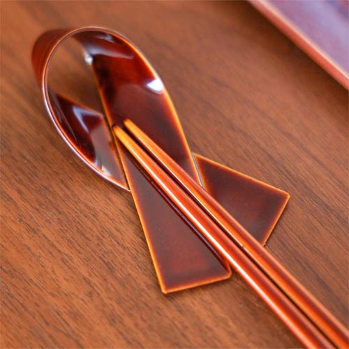 飛騨春慶 元田漆器 春慶箸 漆 伝統工芸品 木製 箸／箸置き | MUKU工房