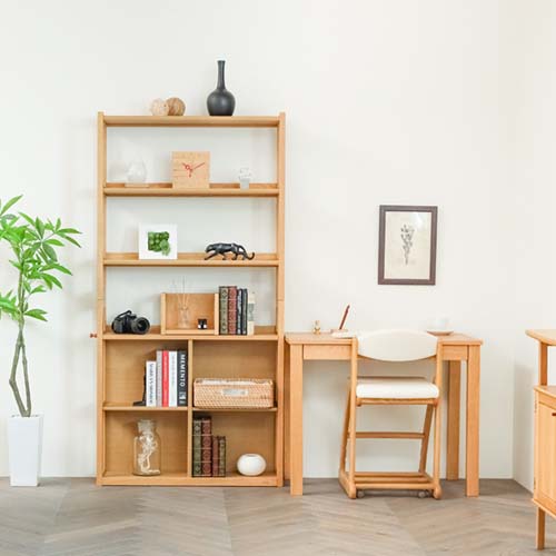 各地の名工房 Hamamoto kogei 浜本工芸 No.28 書棚 国産家具 無垢