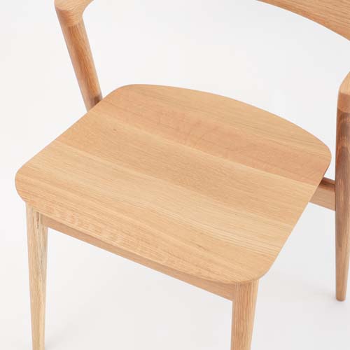 飛騨家具 HIDA 飛騨産業 Seoto セオト セミアームチェア 板座 国産家具