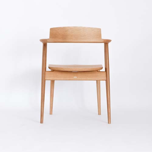 飛騨家具 HIDA 飛騨産業 Seoto セオト セミアームチェア 板座 国産家具