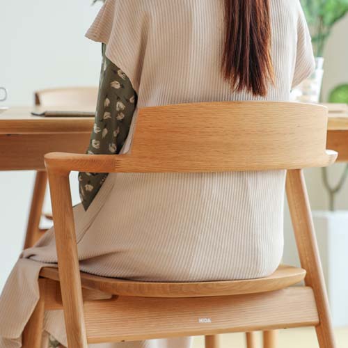 飛騨家具 HIDA 飛騨産業 Seoto セオト セミアームチェア 板座 国産家具