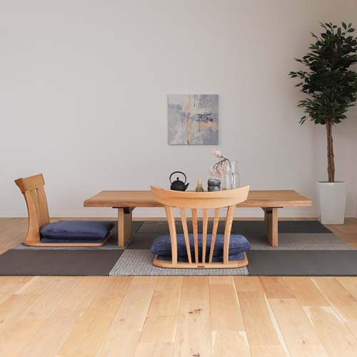 飛騨家具 shirakawa シラカワ Wakon 和魂 座椅子 国産家具 無垢