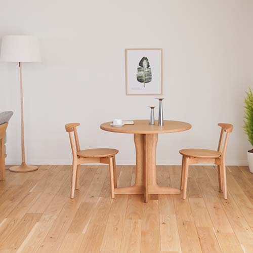 飛騨家具 shirakawa シラカワ Marc マルク ダイニングテーブル 1本脚