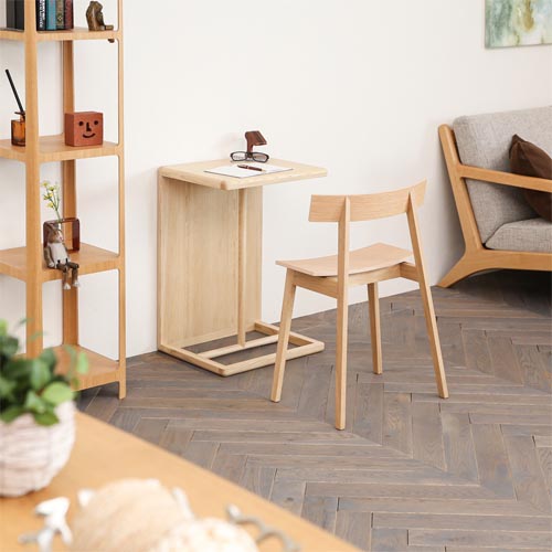 旭川家具 WOW ワオ Half Chair ハーフチェア Op.1 国産家具 無垢