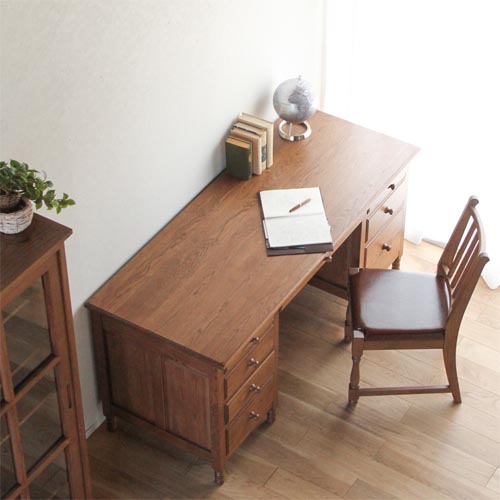 旭川家具 山室家具製作所 民芸家具 北の匠 No.4 5 机 国産家具 無垢