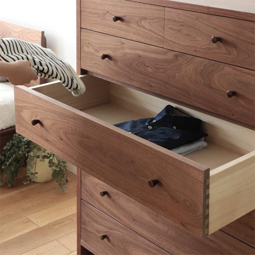 旭川家具 山室家具製作所 Proto プロト No.802 チェスト 6段 国産家具