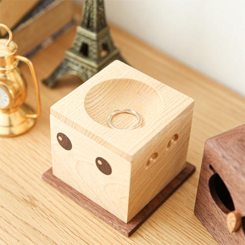 旭川クラフト YOSHIOKA 吉岡俊哉 ふくろうの小箱 国産クラフト 木製