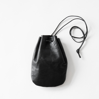 HORSE LEATHER / DROP SHAPE POUCH S（巾着バッグ）／ARTS&CRAFTS