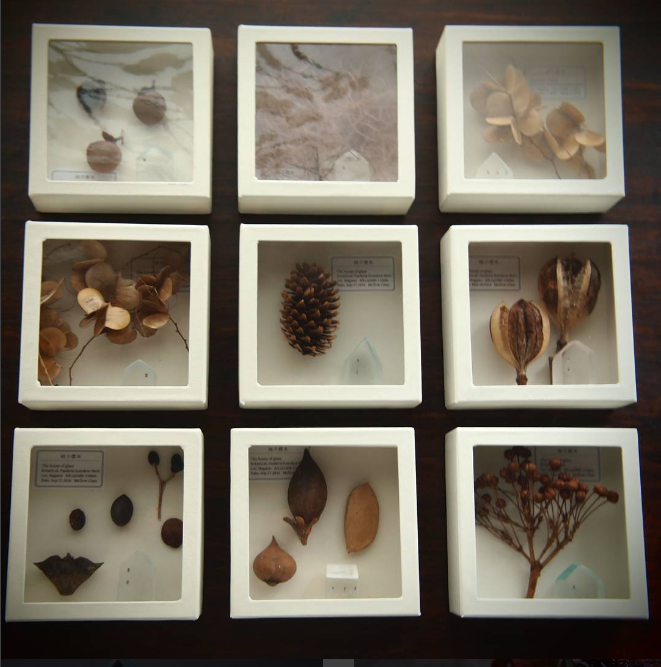 お部屋に冬の物語が広がる。美しいガラスのオブジェ「Mellow Glass