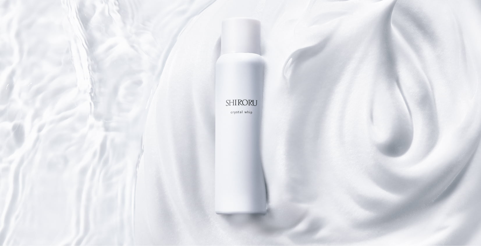 SHIRORU シロル crystal white black 洗顔料 クリスタルホイップ