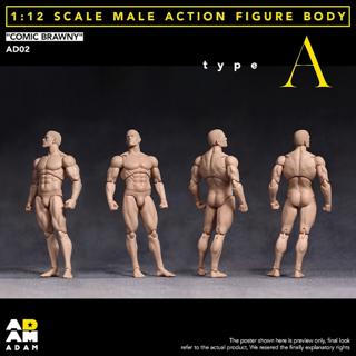AD-02A】1/12 コミックブラウニー男性素体A/ Pale Skin フィギュア通販
