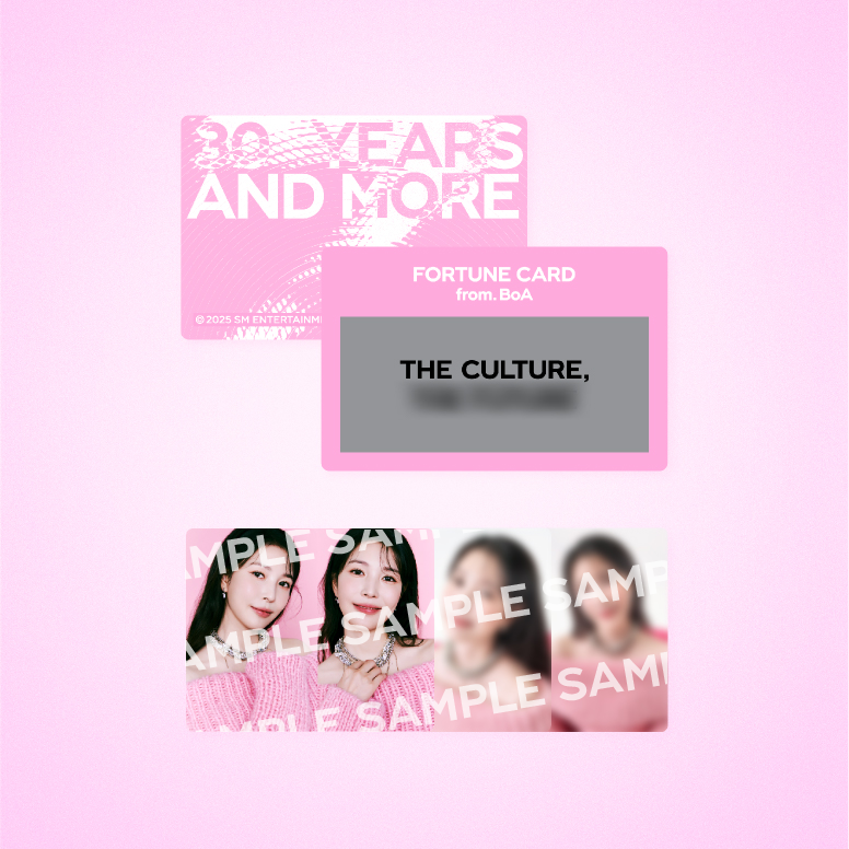 FORTUNE SCRATCH CARD SET_BoA | SMTOWN OFFICIAL ONLINE STORE
