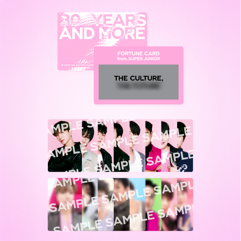 FORTUNE SCRATCH CARD SET_SUPER JUNIOR | SMTOWN OFFICIAL ONLINE STORE