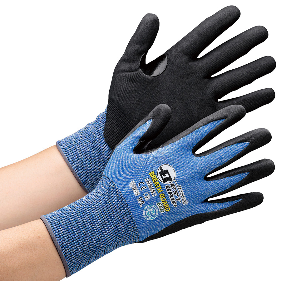 耐切創性手袋 ブレスガードECO NJJ8360Q L | 【ミドリ安全