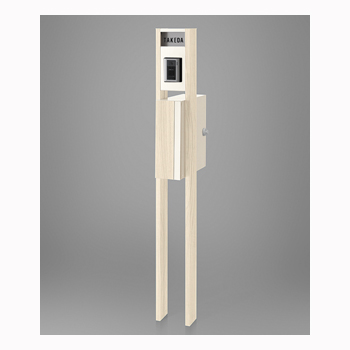 機能門柱 アクシィ2型 組み合わせC-2（ステンレスサイン） / LIXIL