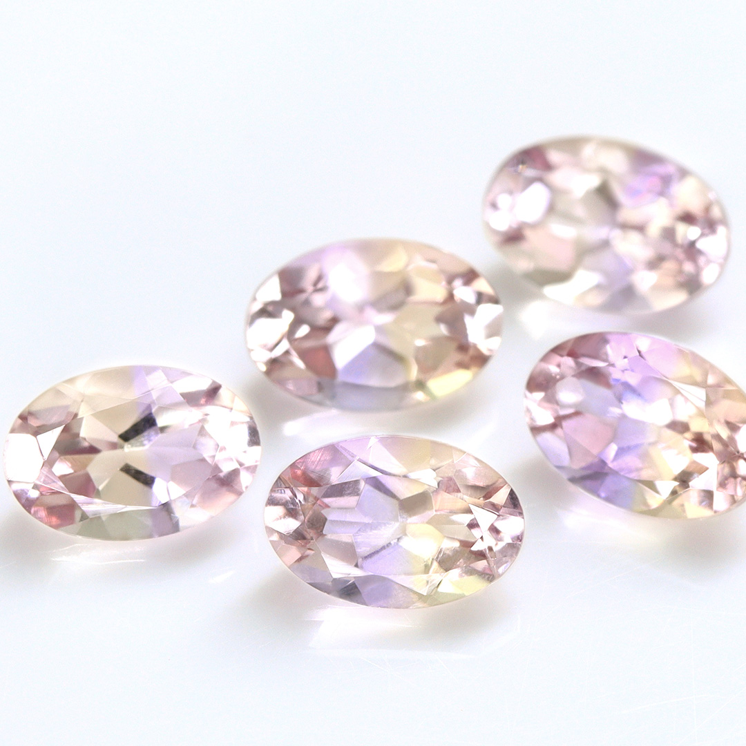 ビズー公式】アメトリン×ダイヤモンド K18/K10/PTペンダントトップ