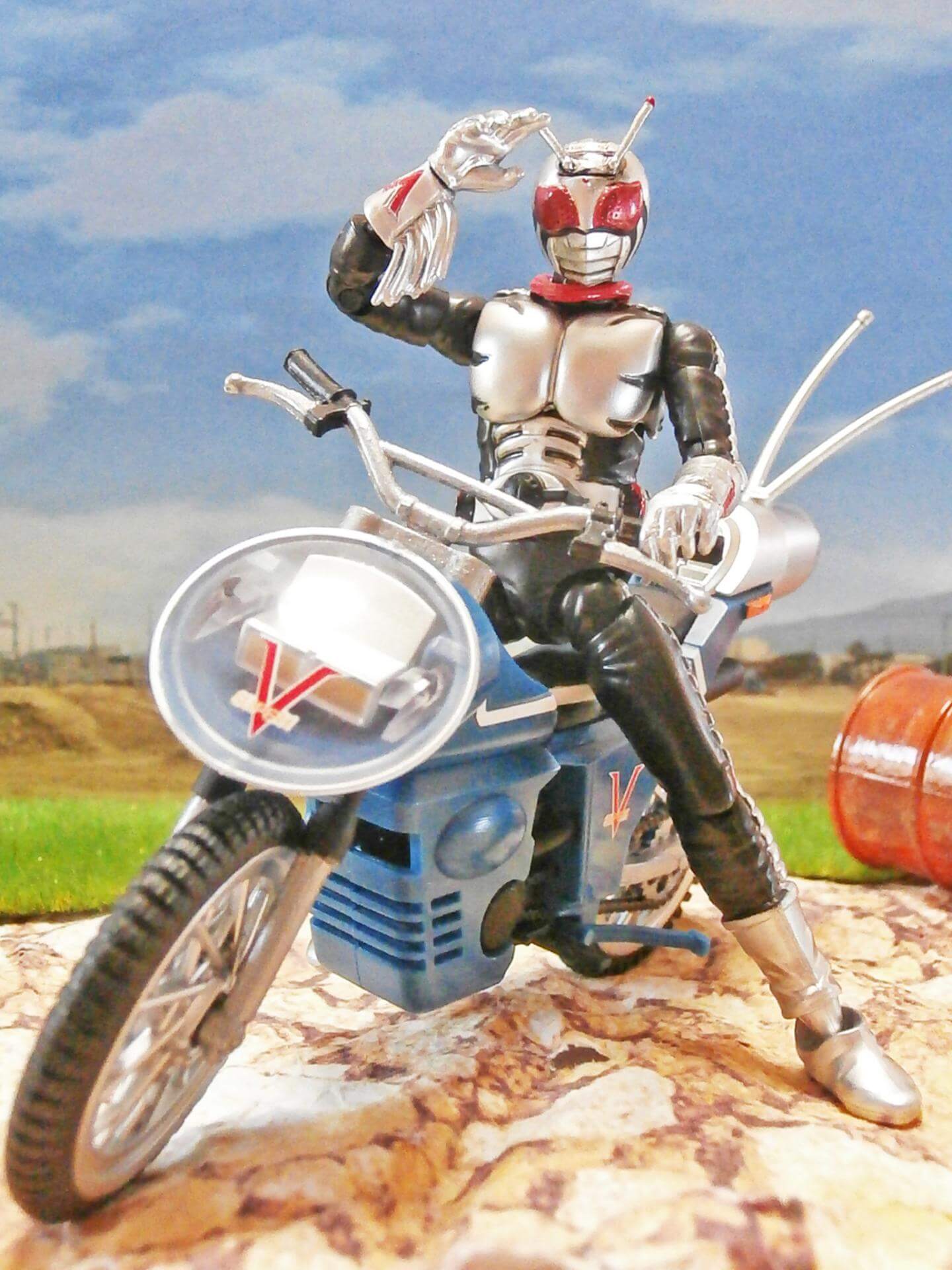 スーパー1のマシン・ブルーバージョン!! | バンダイによる、遊びと学び