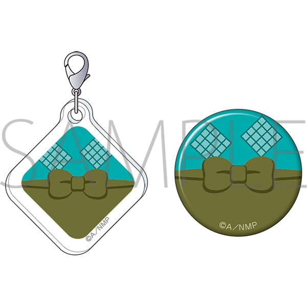 忍たま乱太郎 アクリルチャーム＆ミニ缶バッジセット／綾部喜八郎