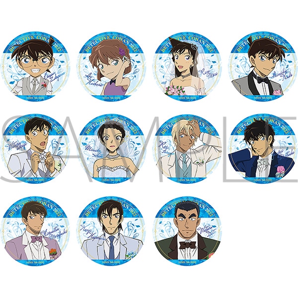 7月お届け分】劇場版 名探偵コナン ハロウィンの花嫁 キャラバッジ