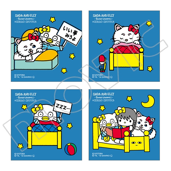 銀魂 ステッカーセット サダアンドエリー おやすみ 銀魂×サンリオ