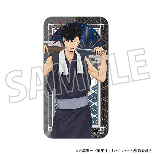 ハイキュー!! スライド缶ケース（ミニクリップ付き）／黒尾鉄朗 浴衣