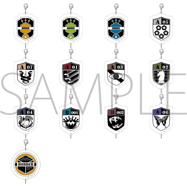 ワールドトリガー つながる！アクリルチャームコレクション: キャラ