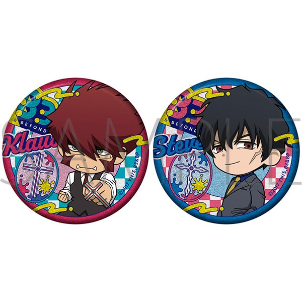 血界戦線 ＆ BEYOND 缶バッジセット クラウス＆スティーブン: キャラ