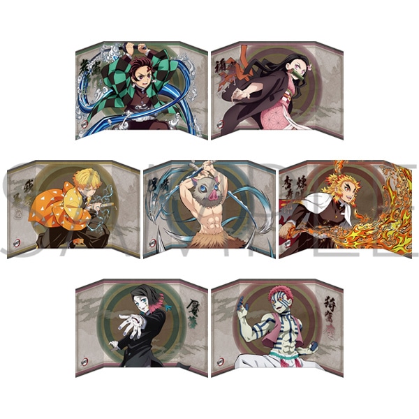 劇場版「鬼滅の刃」無限列車編 ミニ屏風コレクション: キャラグッズ