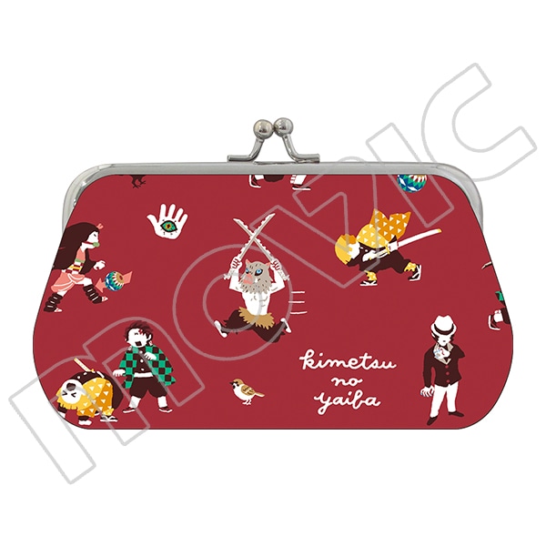 鬼滅の刃 がま口ポーチ ゆるパレット 其ノ弐: キャラグッズ