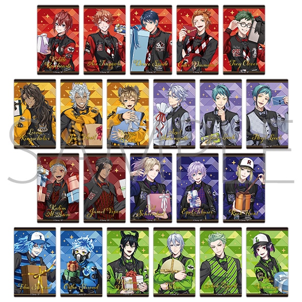 ディズニー ツイステッドワンダーランド メタルクリアカード／5th