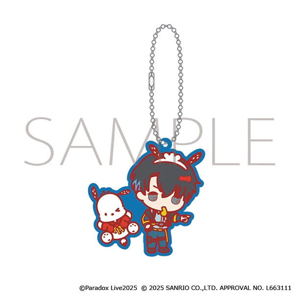 Paradox Live ラバーキーホルダー／犬飼 憂人×ポチャッコ サンリオ