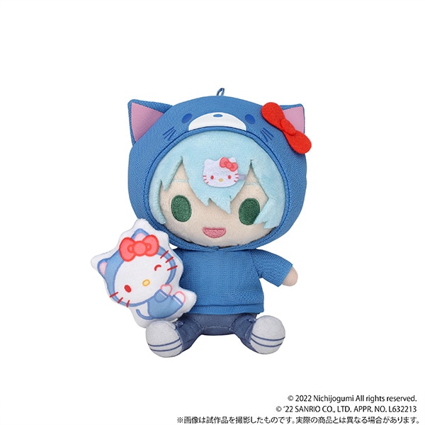 日常組 ぬいぐるみキーホルダー クロノア(ハローキティ): キャラグッズ