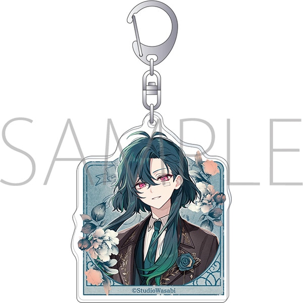 悪魔執事と黒い猫 アクリルキーホルダー／4th Anniversary バスティン