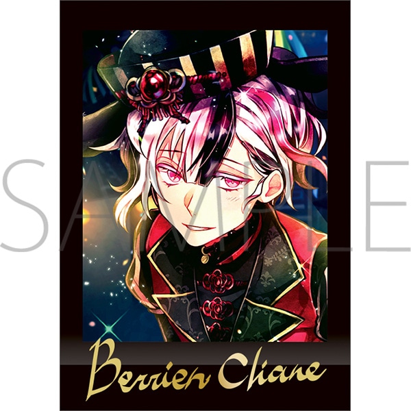 あくねこ バレンタイントレカ風カード ベレン 箔押し あくねこ