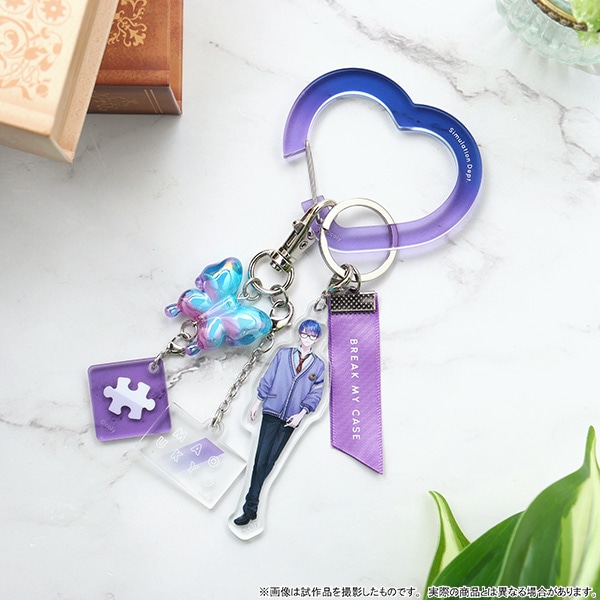 ブレイクマイケース カラビナ付きキーホルダー／宇京真央: キャラ