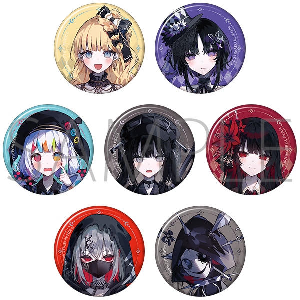 再販分】魔法少女ノ魔女裁判 キャラバッジコレクション／B: キャラ