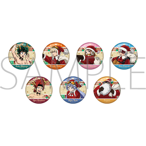 僕のヒーローアカデミア 缶バッジセット／クリスマス（爆豪・ベスト