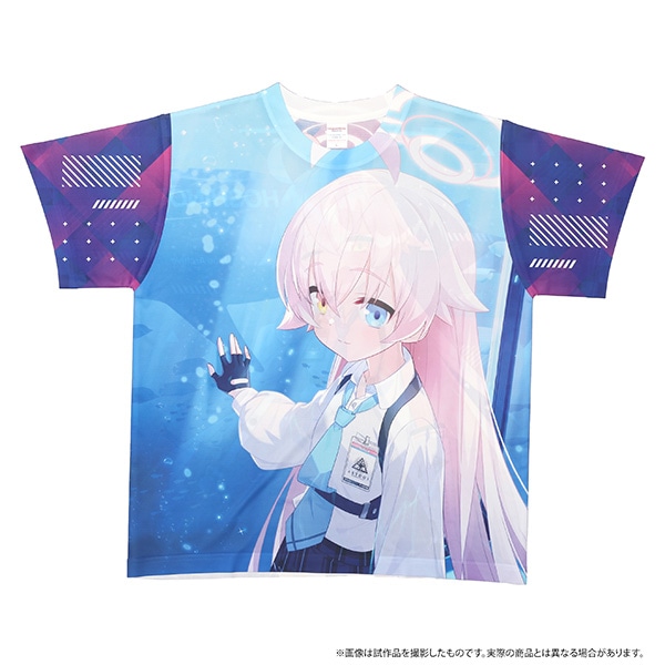 再販分】ブルーアーカイブ フルグラフィックTシャツ A:ホシノ: キャラ