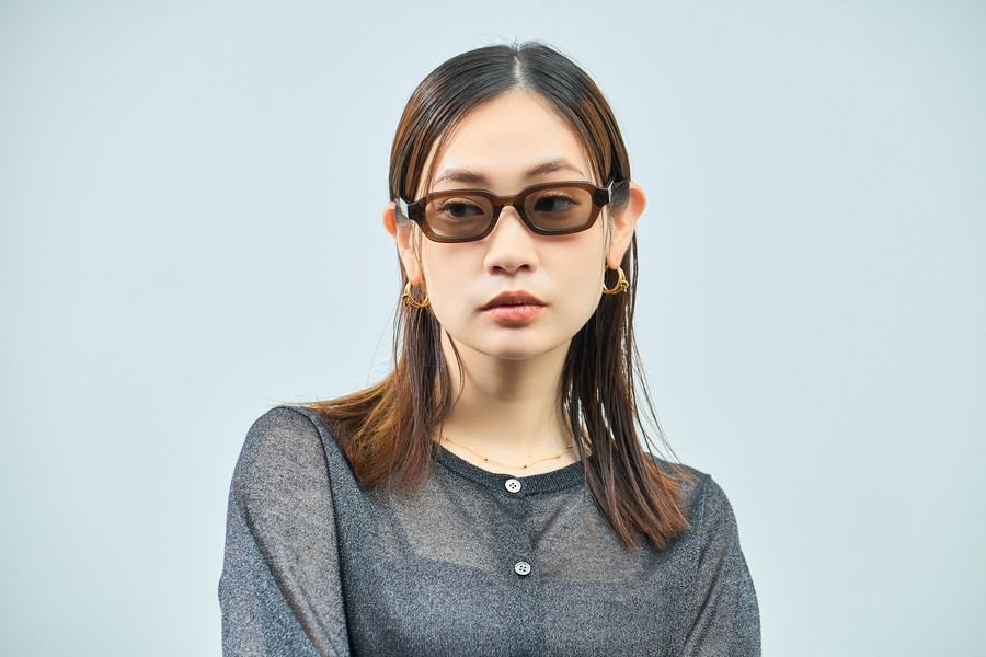予約終了]#04 Zoff | Naoko Kuroishi HEXAGON SUNCUT GLASSES