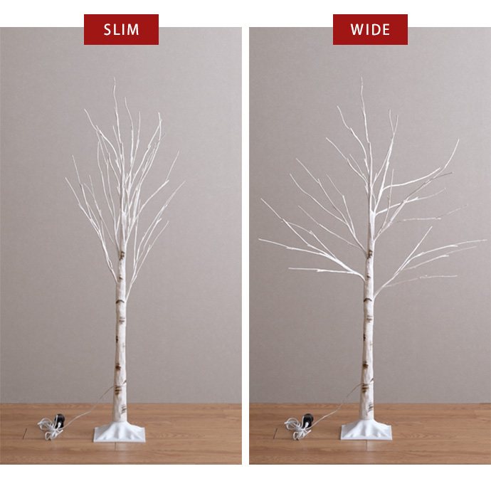 g156006]【高さ120cm】Schnee 白樺風ツリー クリスマスツリー | 家具