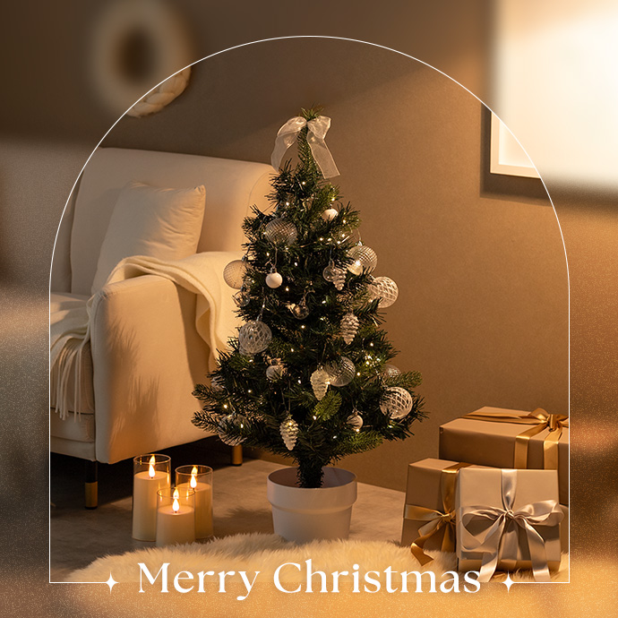 g156024]【高さ60cm】Moi クリスマスツリー オーナメントセット