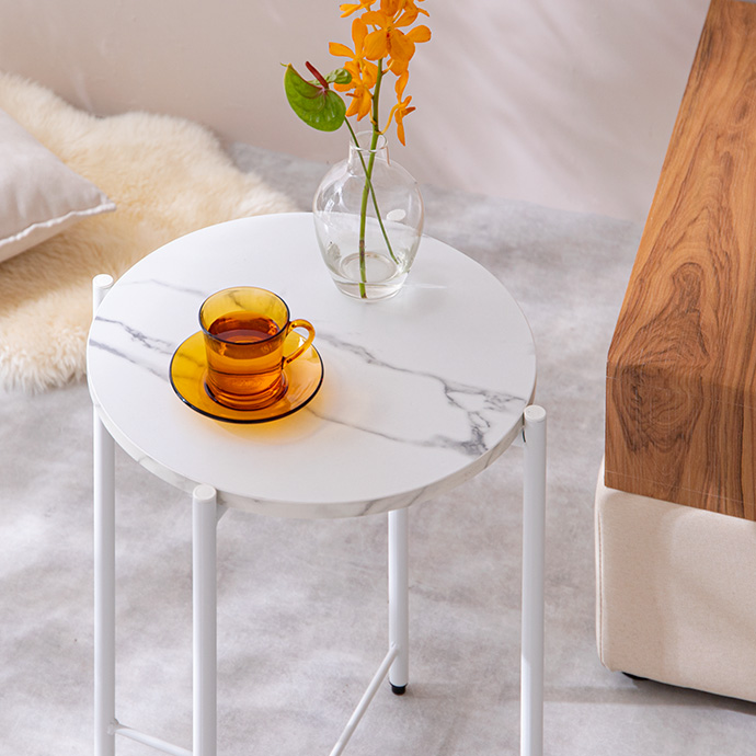 g159007]【幅44cm】Kaffee サイドテーブル サイドテーブル | 家具