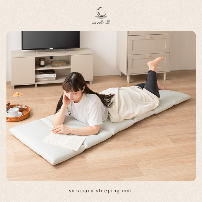 g166014]【60cmx180cm】Neochill sarasara リバーシブルごろ寝マット