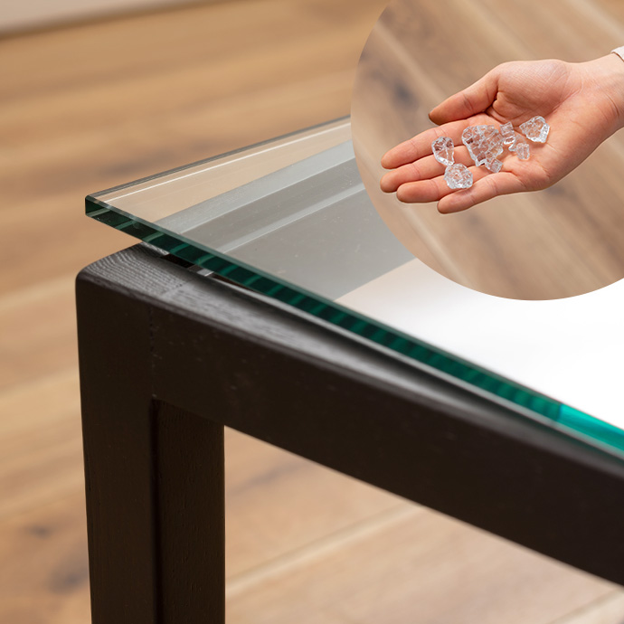 g1001265]【幅110cm】 Seon ガラステーブル ガラステーブル | 家具