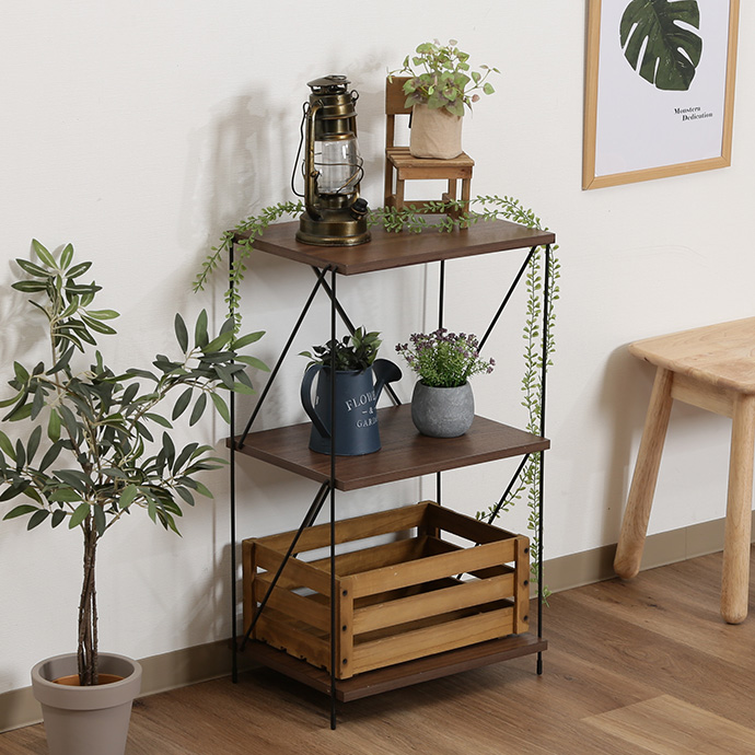 g11532]【幅42cm】Ezbo ワイヤーラック3段 ラック | 家具・インテリア