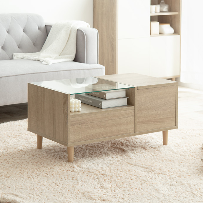 g134029]Erin ディスプレイ収納付きドレッサーテーブル ドレッサー