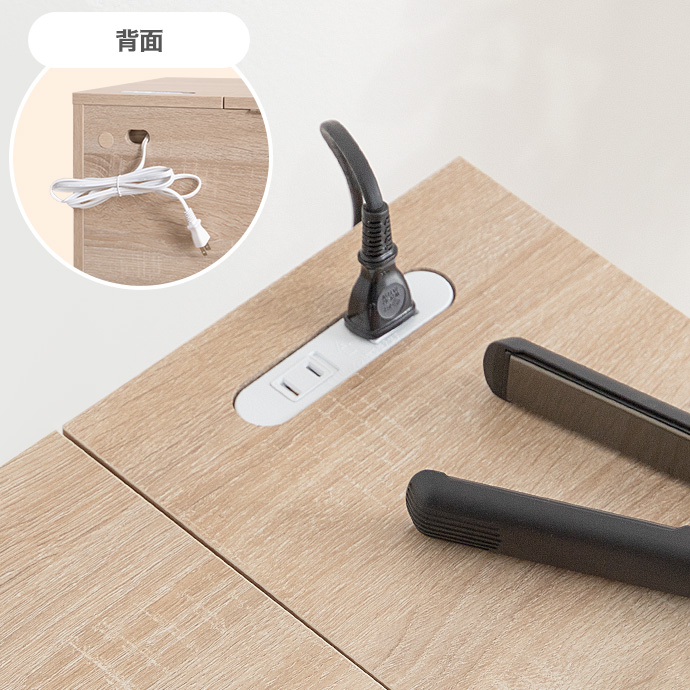 g138012]【幅50cm】Qure コンパクトドレッサー ドレッサー | 家具