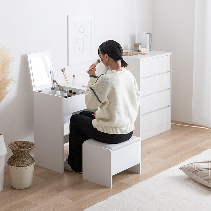 g138012]【幅50cm】Qure コンパクトドレッサー ドレッサー | 家具