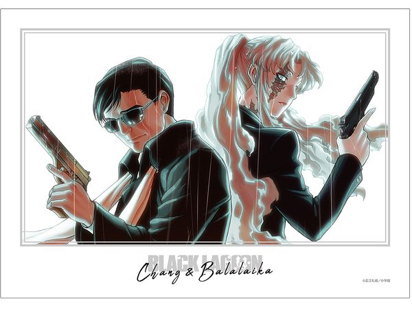 BLACK LAGOON バラライカ&張 A3マット加工ポスター | HLJ.co.jp